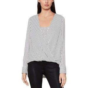 BCBGMAXAZRIA Jaklyn Draped Blouse